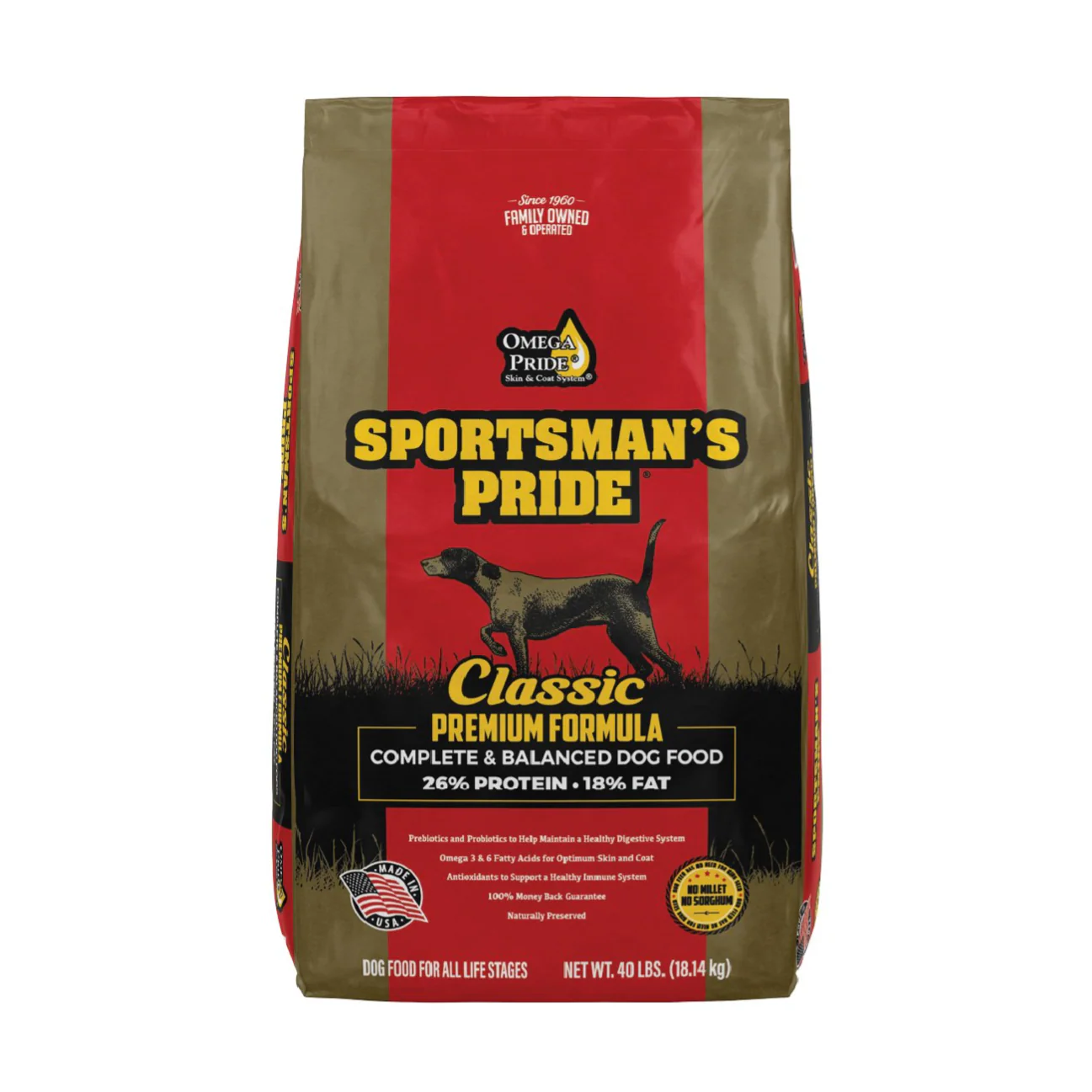 SPORTSMANS PRIDE PREMIUM CHICKEN FORMULA 26-18 POLLO - 18.14 KG
