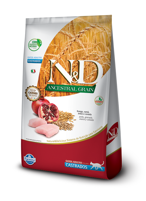 VET LIFE N&D  FELINO  ANCESTRAL FRANGO ADT CASTRADX 1.5KG