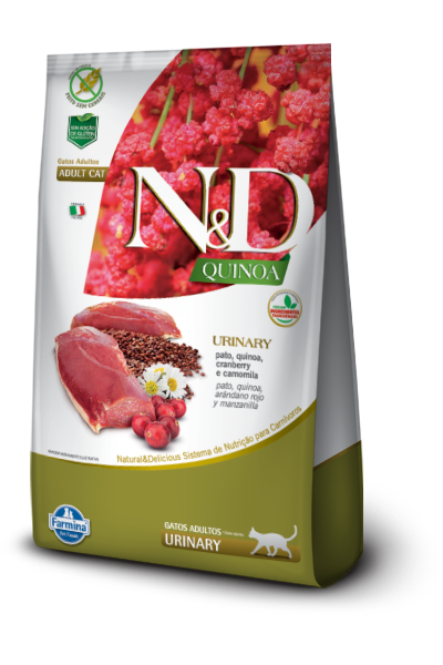 VET LIFE N&D CAT QUINOA ADUL URINARY PATO X 7.5 KG