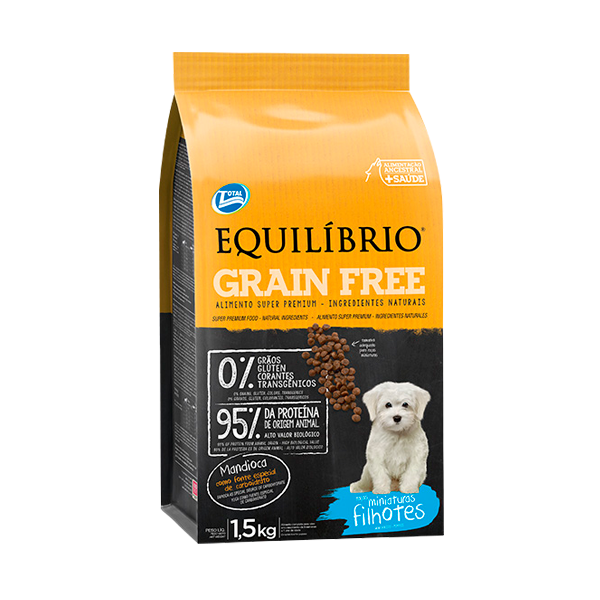 C EQUILIBRIO GRAIN FREE FILHOTE R. MINI. 1,5 KG
