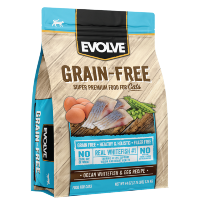 EVOLVE CAT GRAIN FREE  OCEAN FISH - PESCADO - 1.24 KG