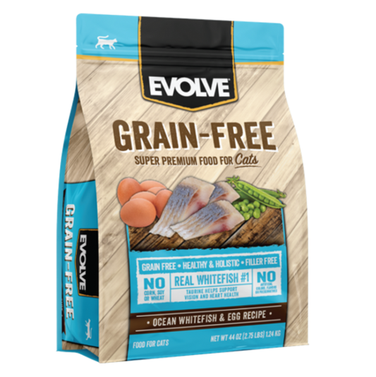 EVOLVE CAT GRAIN FREE  OCEAN FISH - PESCADO - 1.24 KG