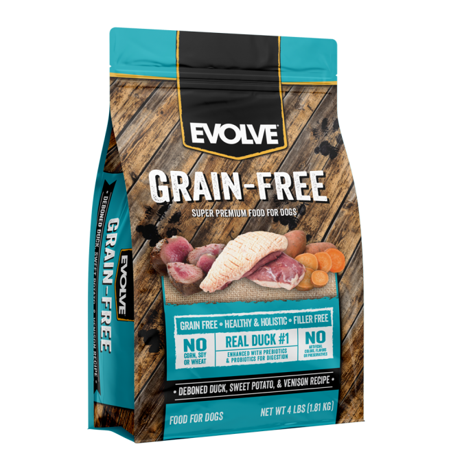 EVOLVE DOG GRAIN FREE DUCK - PATO - 1.58 KG