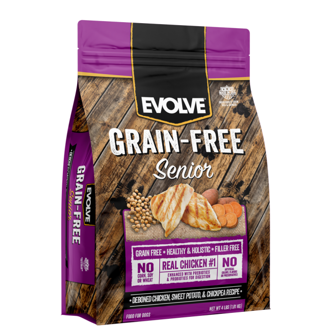 EVOLVE DOG GRAIN FREE SENIOR CHICKEN - POLLO - 12.7 KG