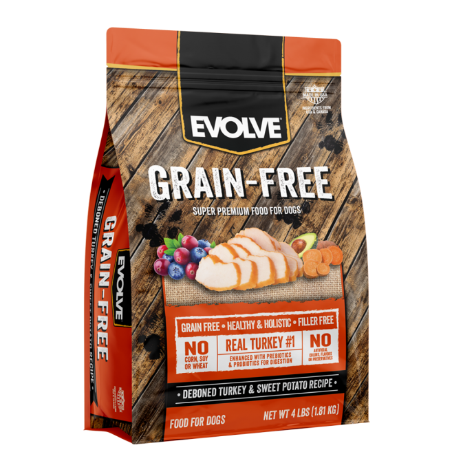 EVOLVE DOG GRAIN FREE TURKEY - PAVO - 5.9 KG