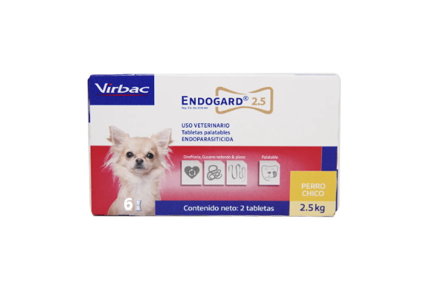 ENDOGARD 2.5 X 6 TABLETAS