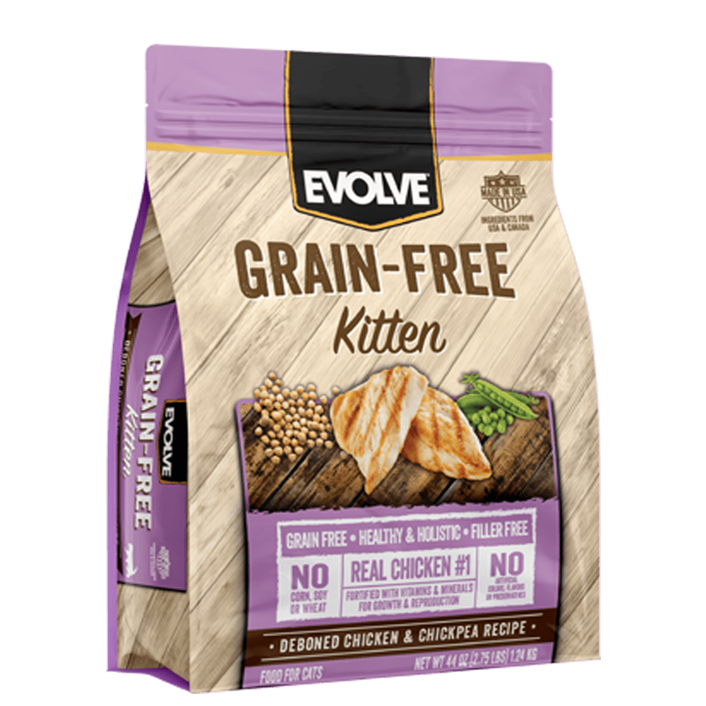 EVOLVE CAT GRAIN FREE KITTEN CHICKEN - POLLO - 1.24 KG