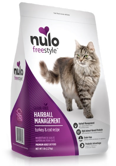 NULO CAT FS GRAIN FREE HAIRBALL MANAGEMENT PAVO Y BACALAO - 5.44 KG