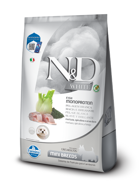 VET LIFE N&D DOG WHITE ADULT MINI X 2 KG