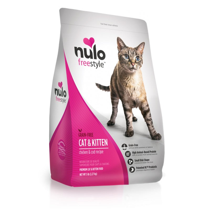 NULO CAT FS GRAIN FREE KITTEN & CAT POLLO Y BACALAO - 2.27 KG