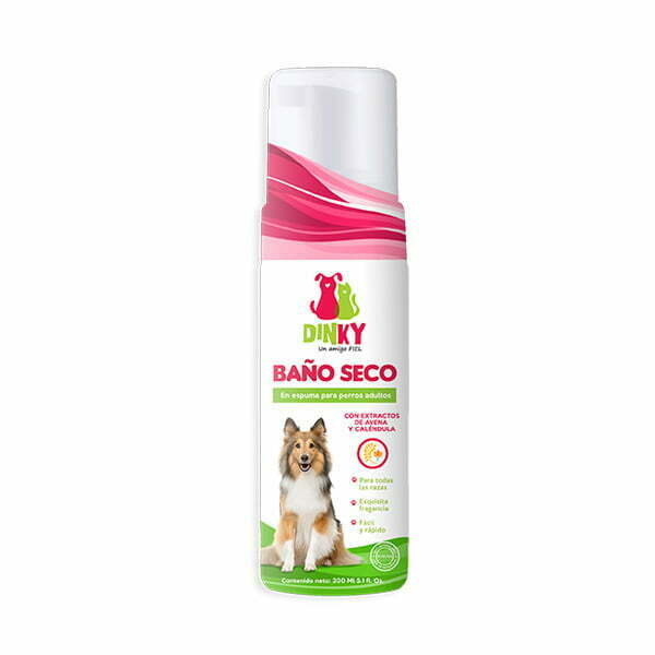 BAÑO ESPUMA SECO DINKY PERROS ADULTOS X 200 ML