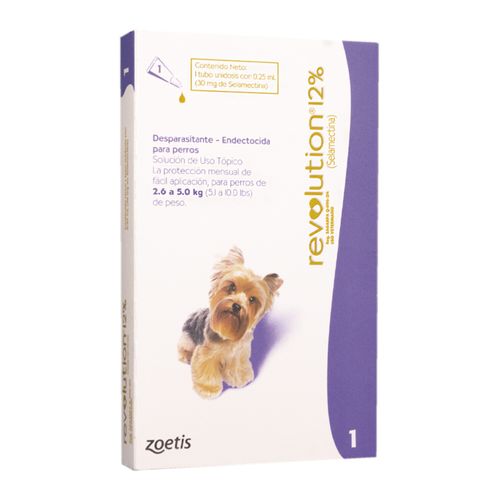 REVOLUTION 12% X 0,25 ML (LILA) (2.6 A 5 KG)
