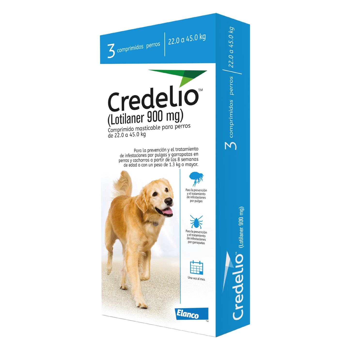 CREDELIO 900 MG X 3 TAB (22 - 45 KG)