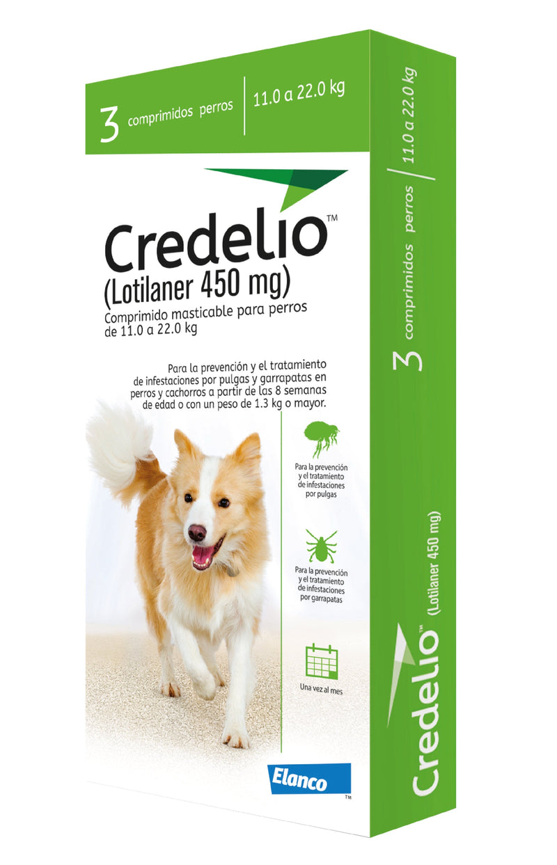 CREDELIO 450 MG X 3 TAB (11 - 22 KG)