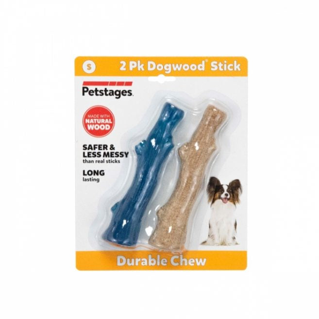 PETSTAGES PERRO ORKA Y DOOGWOOD PALO X 2 SMALL