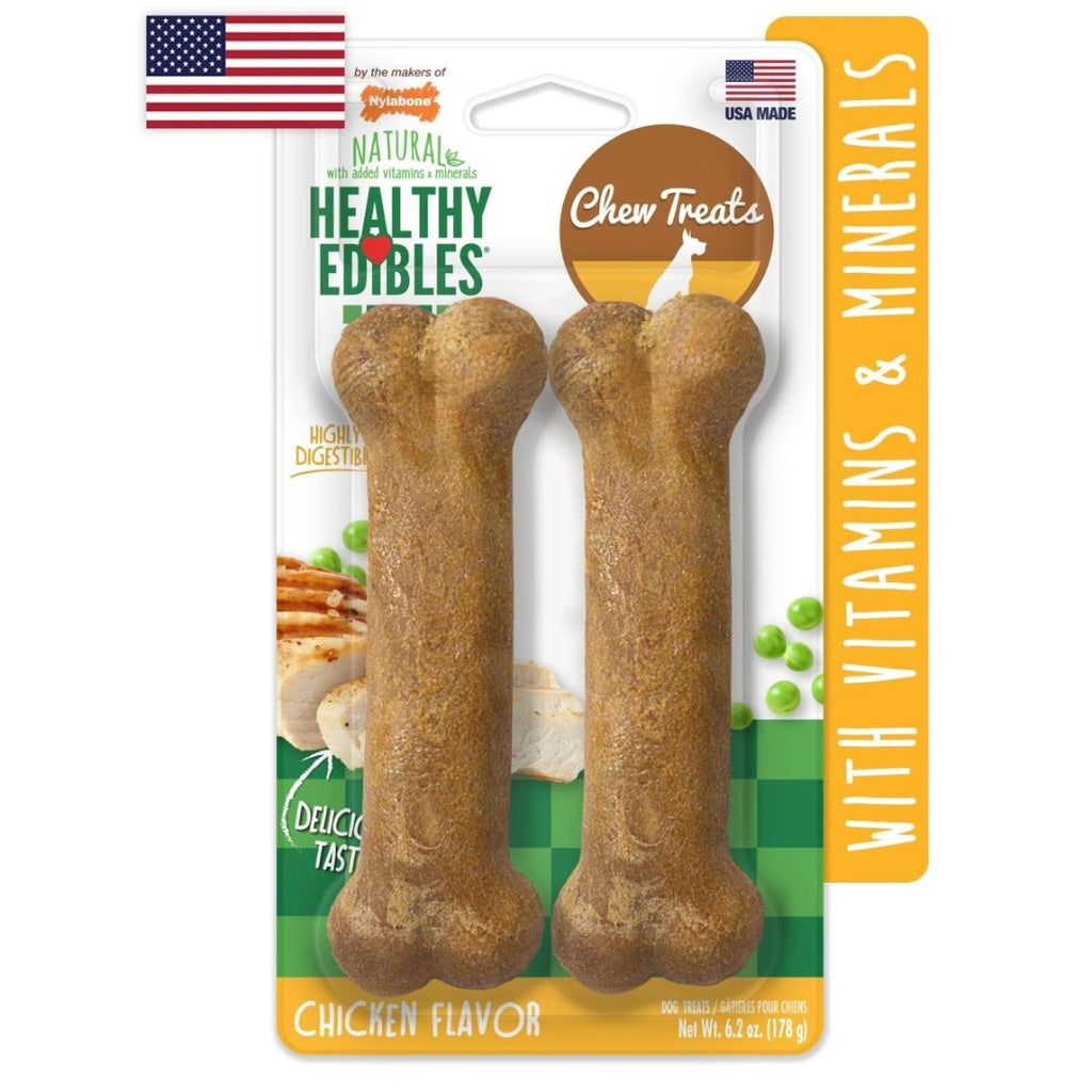 NYLABONE HE DOG SNACK LONGER LASTING CHICKEN 2 UNDS WOLF 178 GR