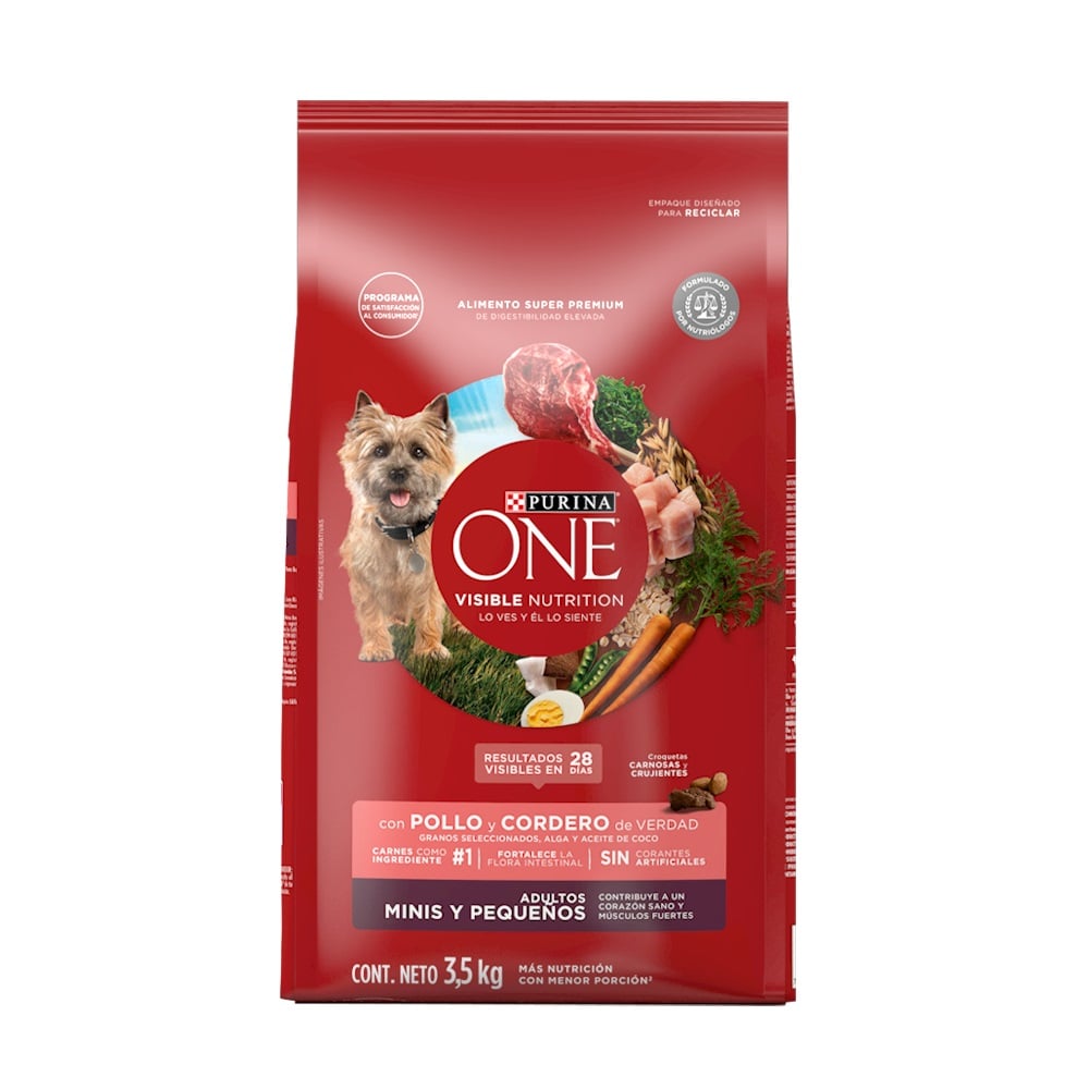 ONE MINI Y PEQUENO POLLO Y CORDERO 3,5KG