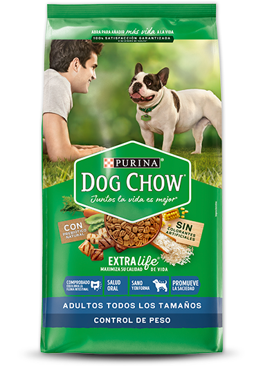 DOG CHOW CONTROL DE PESO ADULTOS TODOS LOS TAMAÑOS 2 KG
