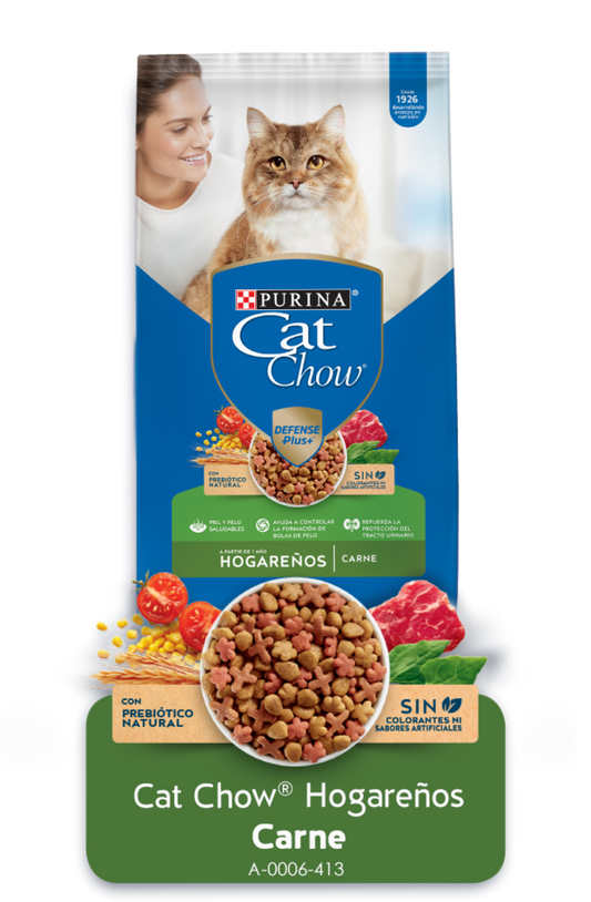 CAT CHOW HOGAREÑO  PREBIOTICOS 8 KG