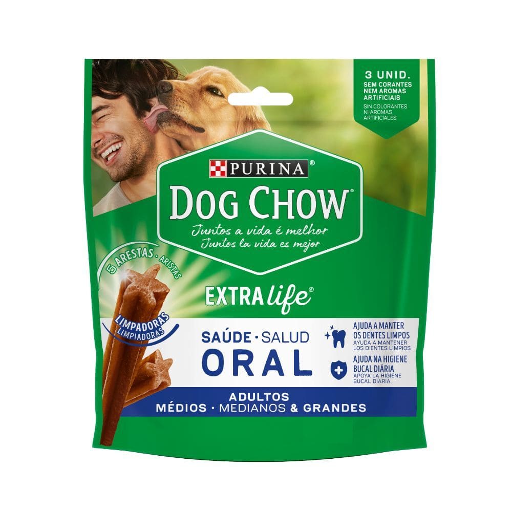 DOGCHOW SALUD ORAL ADULTOS MEDIANOS Y GRANDES 80 G