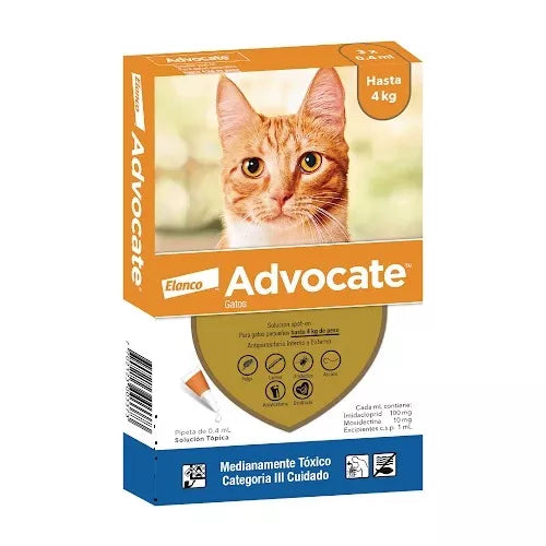 ADVOCATE GATOS 3 X 0.4 ML