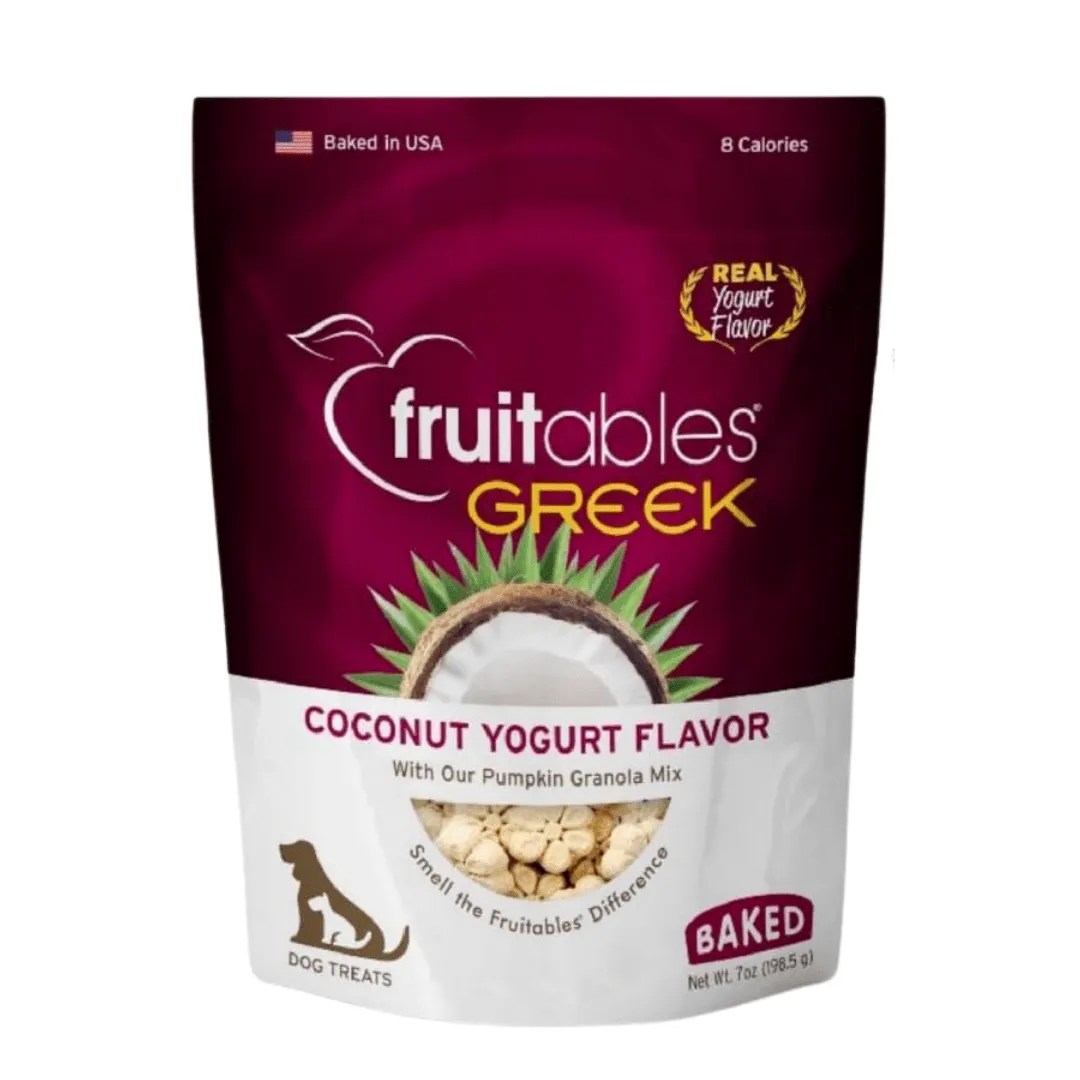 FRUITABLES DOG SNACK YOGUR GRIEGO DE COCO 198.5 GR