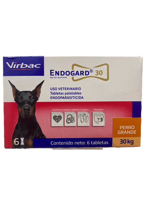ENDOGARD 30 X 6 TABLETAS