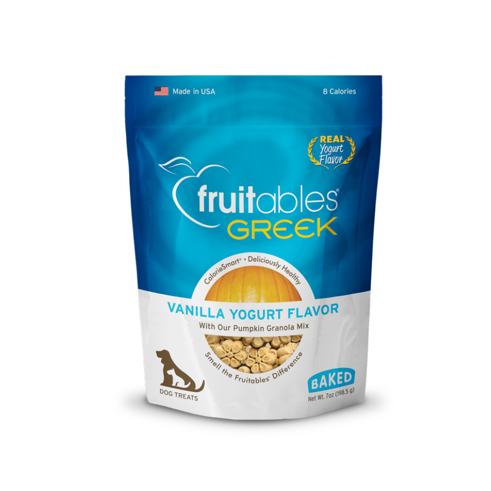 FRUITABLES DOG SNACK YOGUR GRIEGO DE VAINILLA 198.5 GR