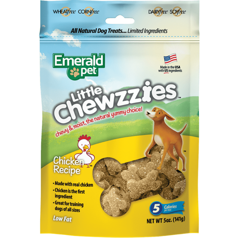EMERALD PET DOG SNACK LITTLE CHEWZZIES - POLLO 5OZ