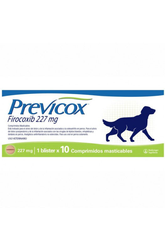 PREVICOX 227 MG X 10 TABLETAS