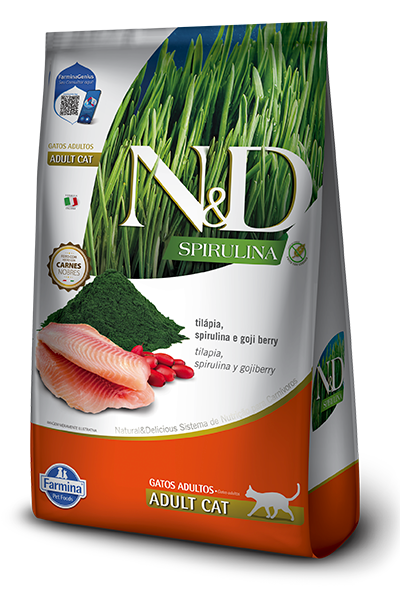 VET LIFE N&D CAT SPIRULINA ADULT. TILAPIA 7 KG