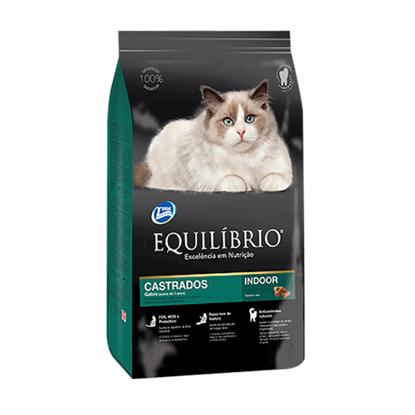 F EQUILIBRIO GATO ADULTO CASTRADO+7 ANOS 1,5 KG