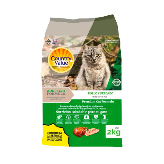 COUNTRY VALUE GATOS 2 kg.