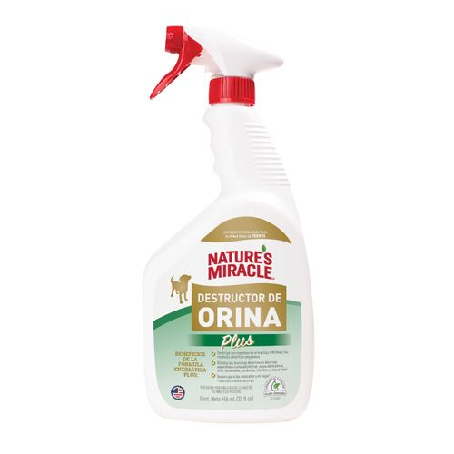 NATURE MIRACLE DESTRUCTOR DE ORINA PERRO AEROSOL 17.5 OZ