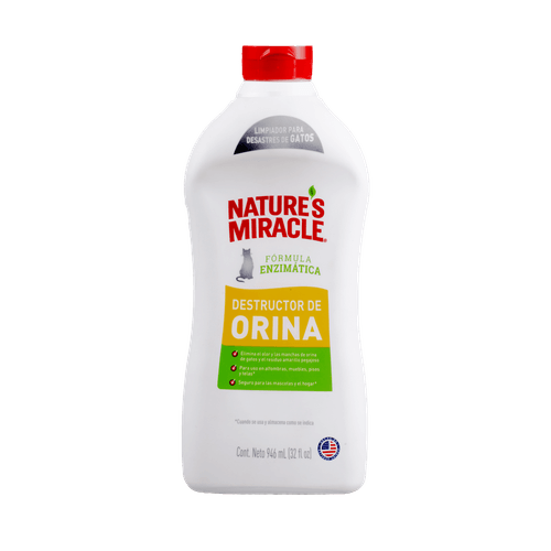 NATURE MIRACLE GATO DESTRUCTOR DE ORINES 32 Oz