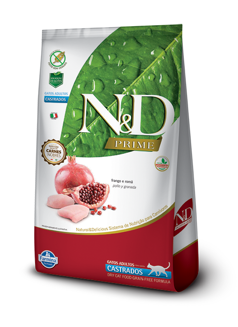 VET LIFE N&D  PRIME FELINO  FRANGO ADT CASTRADO X 7.5 KG