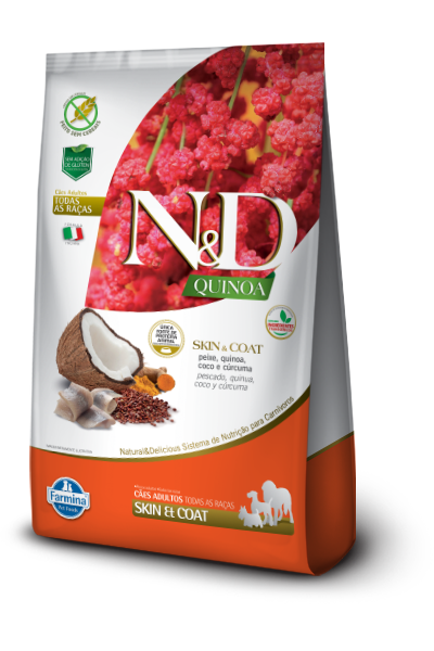 VET LIFE N&D  CANINO  QUINOA ADULT SKIN PEIXE X 2.5 KG