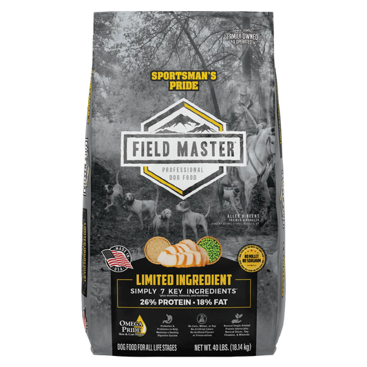 SPORTSMANS PRIDE LIMITED INGREDIENT  FORMULA 26-18 - 18.14 KG
