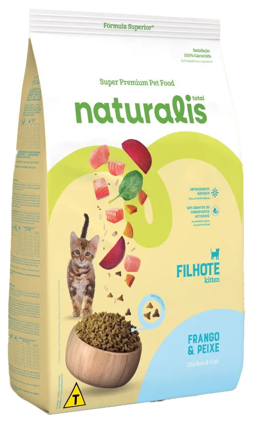 F NATURALIS GATOS FILHOTES FRANGO E PEIXE 1,5 KG