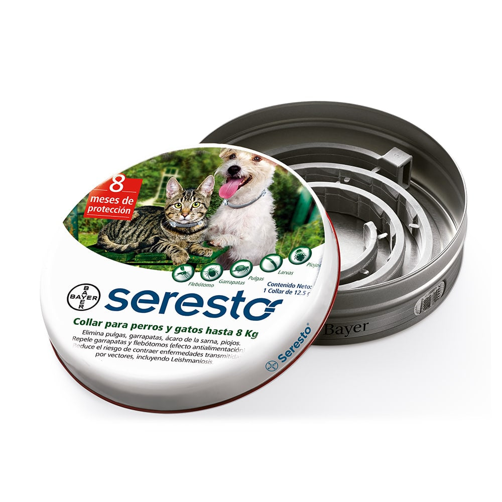 SERESTO COLLAR PERROS Y GATOS HASTA 8 KG