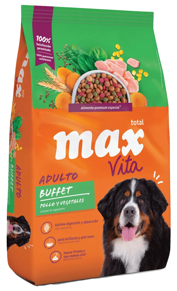 C MAX VITA ADULTO BUFFET FRANGO Y VEGETAIS 8 KG