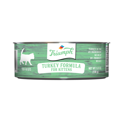 TRIUMPH CAT WILD SPIRIT LATA KITTEN TURKEY - PAVO 5.5  OZ - 156 GR