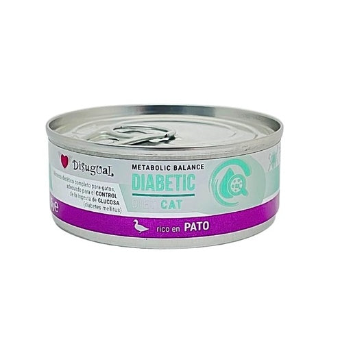 DISUGUAL CAT DIABETIC DIET - PATO - LATA POR 85 GR