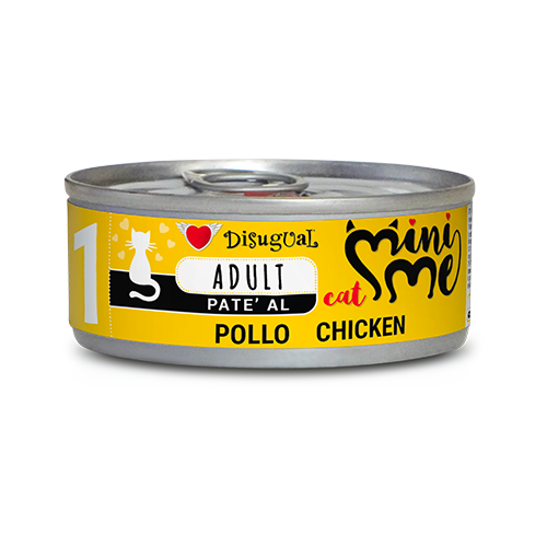 DISUGUAL CAT MINI ME - N1 POLLO LATA POR 85 GR