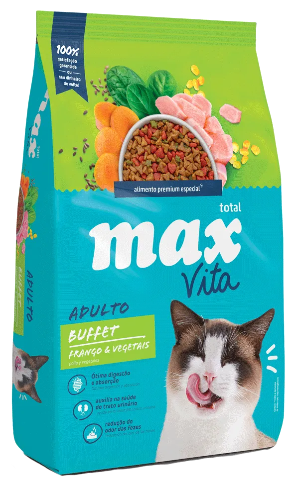 F MAX VITA GATO ADULTO BUFFET FRANGO Y VEGETAIS 3 KG