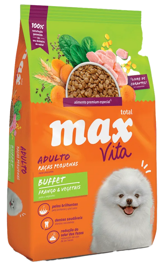 C MAX VITA ADULTO R. PEQ. BUFFET FRANGO & VEGETAIS 10,1KG