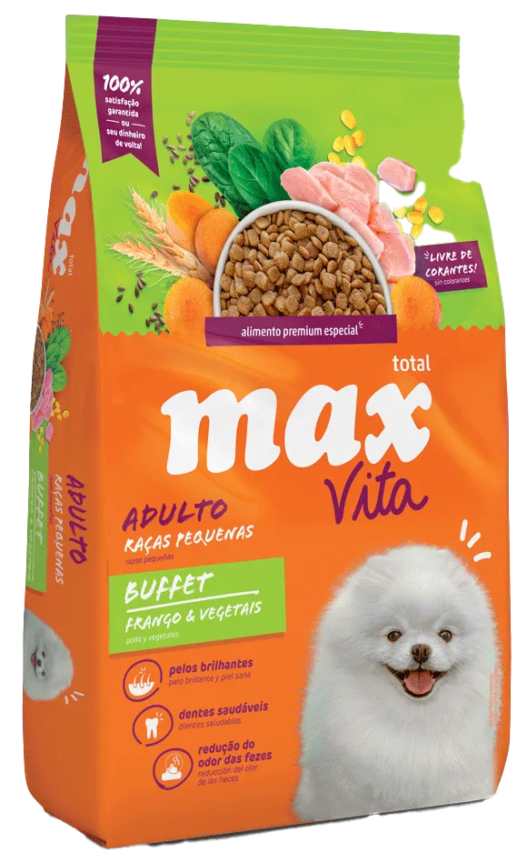 C MAX VITA ADULTO RAÇAS PEQUENAS BUFFET FRANGO Y VEGETAIS 3