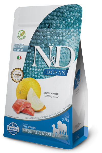 VET LIFE N&D DOG OCEAN ADUL MED MAX SALMON X 10.1 KG