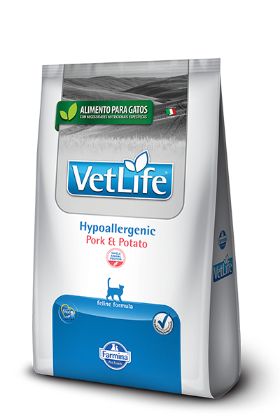 VET LIFE CAT HYPOALLERGENIC PORK X 2 KG