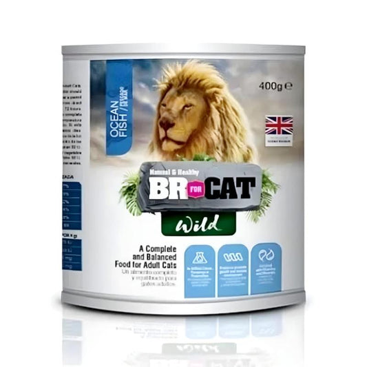 BR FOR CAT WILD (LATA) PESCADO DE MAR 400GR